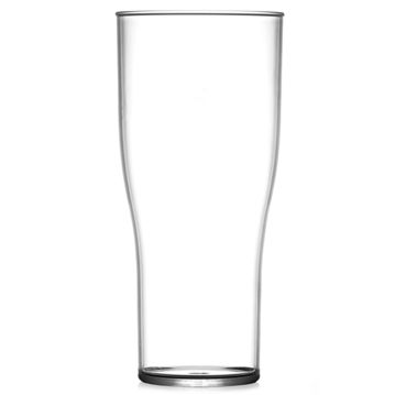 Copo em Policarbonato Transparente Base redonda 565ml 88x154mm 12 un