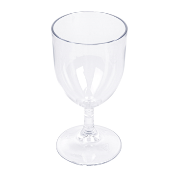 Copo em Policarbonato Transparente Vinho 175ml 72 un
