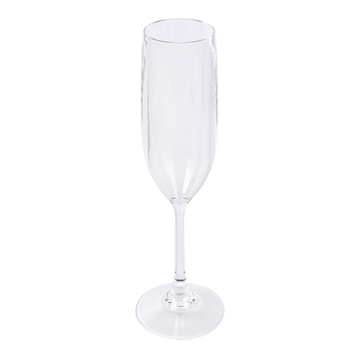 Copo em Policarbonato Transparente Champanhe 150ml 24 un
