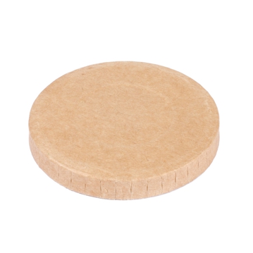 Tampa para Copo em Cartolina Kraft para Molhos 62mm 20x50 un