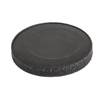 Tampa para Copo em Cartolina Preto para Molhos 62mm 20x50 un