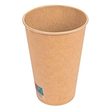 Copo Carto para Bebidas Frias 16oz 480ml Kraft 20x50 un