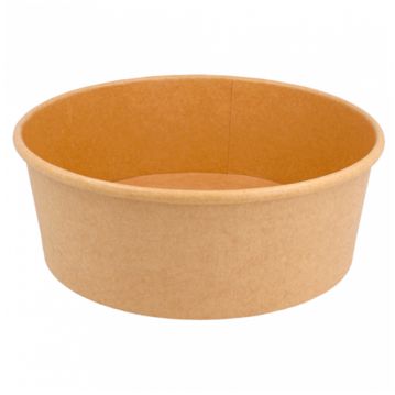 Saladeira em Cartolina Kraft 1300ml 184x160x66mm Caixa 300
