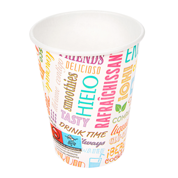 Copo Carto para Bebidas Frias 9oz 270ml Parole 25x100 un