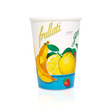 Copo Carto para Bebidas Frias - 500ml Frullati 10x100 un