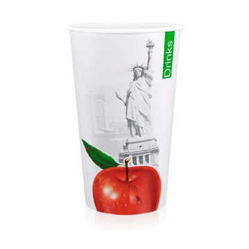 Copo Carto para Bebidas Frias - 580ml Ice City 10x100 un