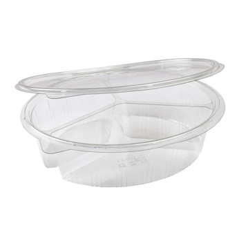 Embalagem Pl�stico PET/RPET Oval Elipack 2x325+1x625ml 244x199x67mm 200 un
