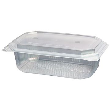 Contentor para Micro-ondas Rectangular M5310 Translcido 1000g 225x149x75mm360 un