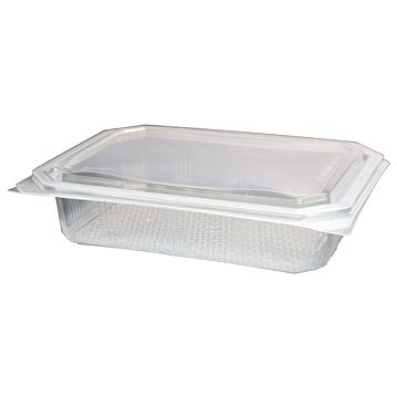 Contentor para Micro-ondas Rectangular M5500 Translcido 2000g 310x235x75mm 120 un