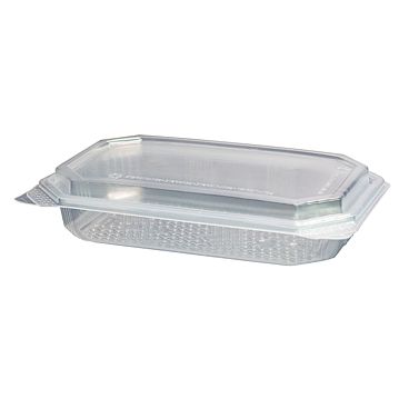 Contentor para Micro-ondas Rectangular M5200 Translcido 500g 225x149x48mm 372 un