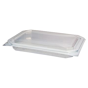 Contentor para Micro-ondas Rectangular M5400 Translcido 1000g 310x235x48mm 150 un