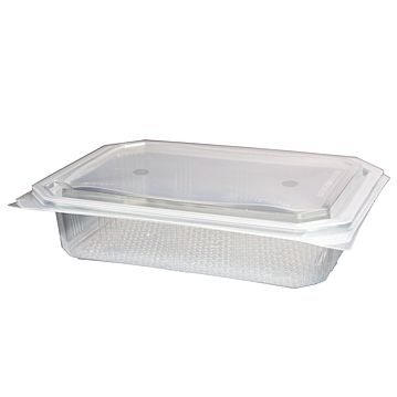 Contentor para Micro-ondas Rectangular M5510 Translcido 2000g 310x235x75mm 120 un