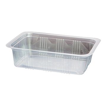 Contentor Sem Tampa para Micro-ondas M6000 Transparente 250g 137x95x30mm 1200 un