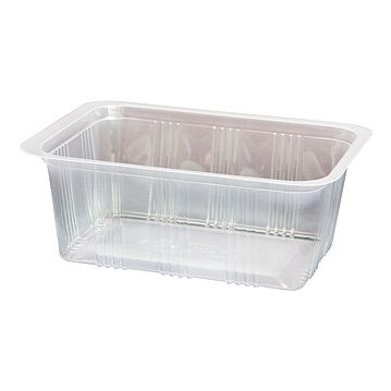Contentor Sem Tampa para Micro-ondas M6010 Transparente 375 g 137x95x45mm 1200 un