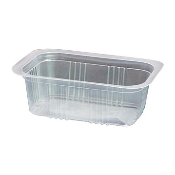 Contentor Sem Tampa para Micro-ondas M6110 Transparente 1000g 190x137x50mm 500 un