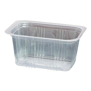 Contentor Sem Tampa para Micro-ondas M6120 Transparente 1500g 190x137x72mm 500 un