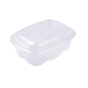 Contentor para Micro-ondas Rectangular BCKTP371 Transl�cido 375ml 143x115x60mm 480 un