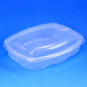Contentor para Micro-ondas Rectangular BCKTP1051 Transl�cido 1000ml 230x180x57mm 180 un