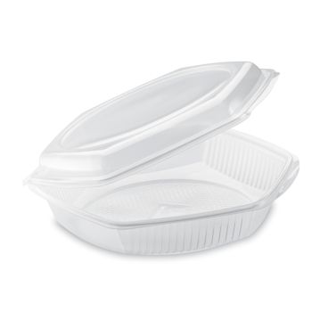 Contentor para Micro-ondas Hexagonal ATP1200 Transl�cido 1000ml 249x231x63mm 150 un