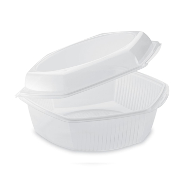 Contentor para Micro-ondas Hexagonal ATP2000 Transl�cido 1000ml 249x231x98mm 150 un