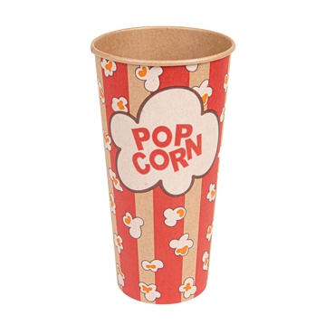 Copo em Cartolina Kraft para Pipocas 720ml 32oz 20x50un