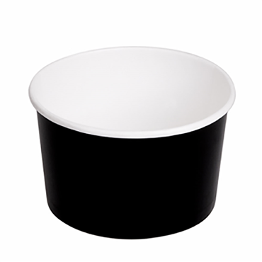 Saladeira em Cartolina Preta 480ml 111x94x70mm Caixa 500