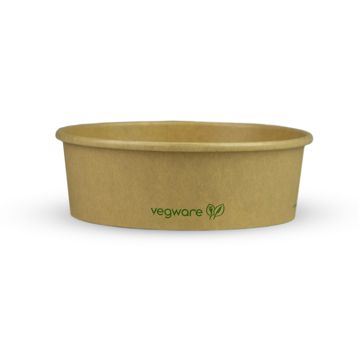 Contentor Redondo Kraft Vegware 500ml 16OZ 150/128x50mm 6x50 un