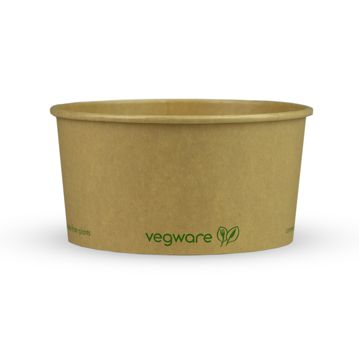 Contentor Redondo Kraft Vegware 1000ml 34oz 150/130x78mm 6x50 un