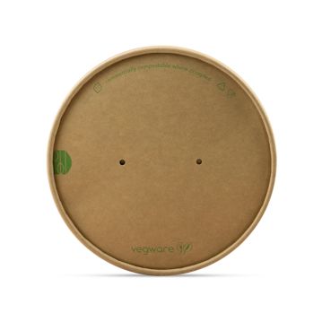 Tampa para Contentor Rectangular Vegware 150x17mm 6x50 un