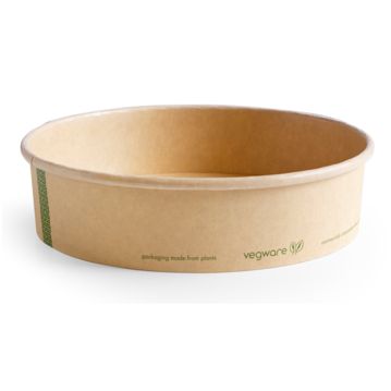 Contentor Redondo Kraft Vegware 750ml 26oz 185/172x48mm 6x50 un