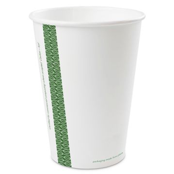 Copo em Cartolina Branca com PLA para Sopa ou Comidas Quentes 1000ml 115/78x146mm Vegware 20x25 un