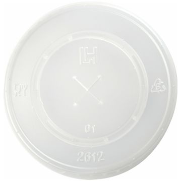 Tampa Plstico Corte Palhinha para Copos 12oz 80mm 4000 un