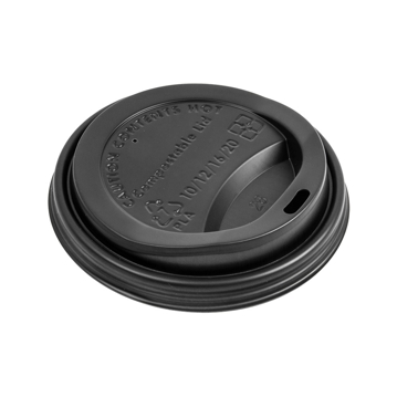 Tampa Plstico Preta para Copos 16oz Caixa 1000 un