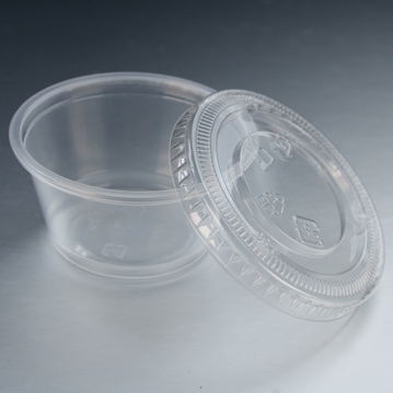 Tampa Plstico Rasa para copo de molhos 60ml 25x100 un