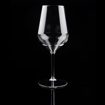 Copo em Pl�stico Policarbonato Transparente Vinho 470ml Caixa 6x1un