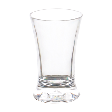 Copo Shot em Policarbonato Transparente 50ml 12 un