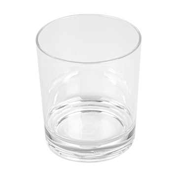 Copo Whisky em Policarbonato Transparente 350ml 12 un