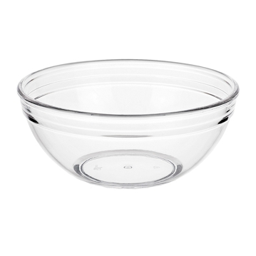 Saladeira em Policarbonato Transparente 990ml 168x70mm 10 un