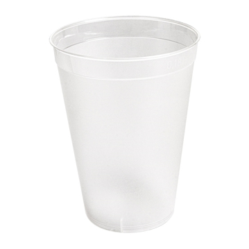 Copo Plstico PP Transparente REUSE 180ml 67/43x87mm 24x40 un