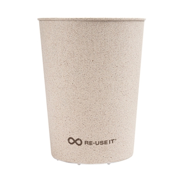 Copo Biocomposito Casca de Arroz+PP REUSE 500ml 90/69x115mm 312 un