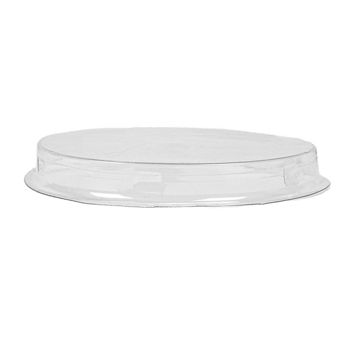 Tampa Plstico RPET Transparente Rasa para recipientes 79mm 50 un