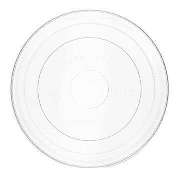 Tampa PLA transparente para Contentores de Alimentos 115x13mm 10x50 un