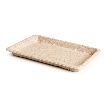 Bandeja Rectangular em Cana de Acar para Sushi 235x155x20mm 800un