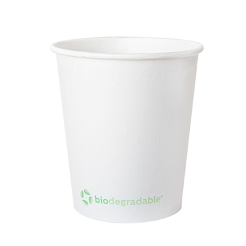 Coupe de la carte pour Boisson Chaude 180ml 6oz - Blanc -  Bo�te 20x50