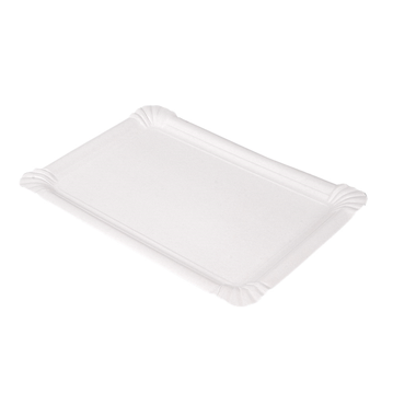 Travessa de Carto Branco para Pastelaria 200x270mm 8x100 un