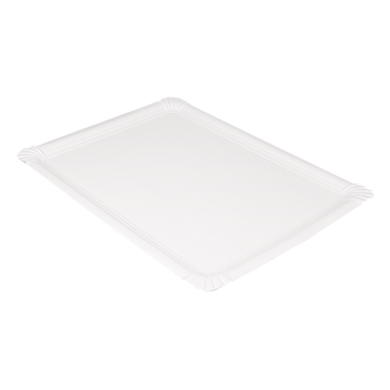 Travessa de Carto Branco para Pastelaria 340x455mm 25 un