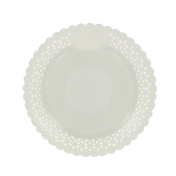 Prato Naperon de Carto Aries Branco 320 mm 100 un
