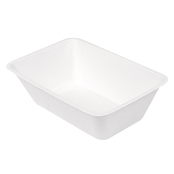 Bandeja BIONIC Rectangular 1000ml em Cana de Acar 203x136x68mm 500un