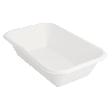 Bandeja em Cana de Acar 950ml 215x140x52mm 600un