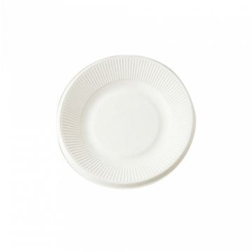 Prato Celulose de Cana de Acar Branco 210x18mm 20x50 un